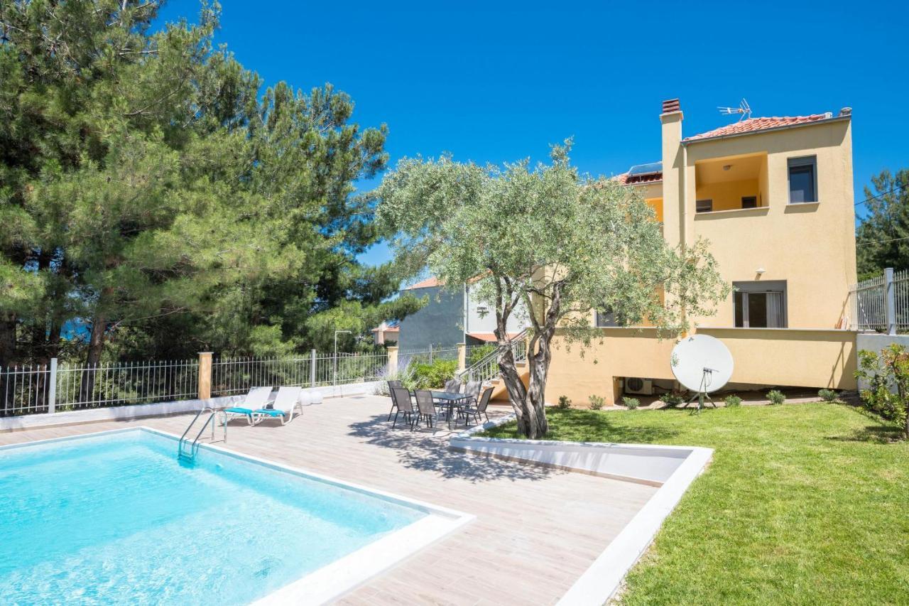 Louloudis Pool Villa Skala Rachoni  Exterior foto